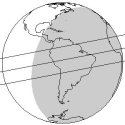 Predicted Path of 19 July 2002 Pluto Occultation